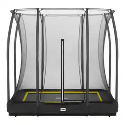Netto Marken-Discount Salta Trampoline - Comfort Edition Ground- rechteckig - 214 x 153cm - Schutzrand Schwarz Angebot