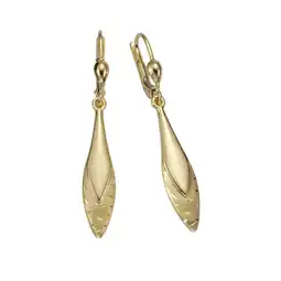 Netto Marken-Discount Fascination by Ellen K. Ohrringe 375 Gold glanz matt diamantiert Angebot