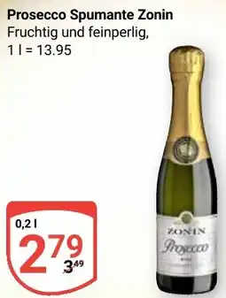 Globus Prosecco Spumante Zonin Angebot