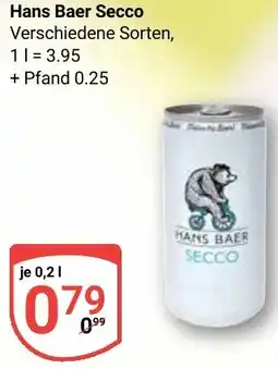 Globus Hans Baer Secco Angebot
