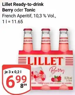 Globus Lillet Ready-to-drink Berry oder Tonic Angebot
