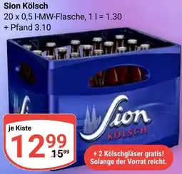 Globus Sion Kölsch Angebot