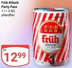 Globus Früh Kölsch Party-Fass Angebot