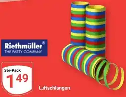 Globus Riethmüller Luftschlangen Angebot