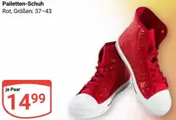 Globus Pailetten-Schuh Angebot