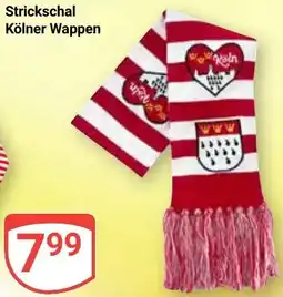 Globus Strickschal Kölner Wappen Angebot