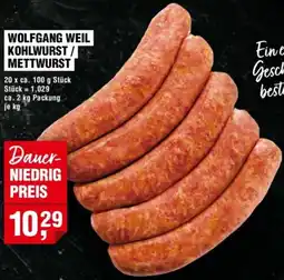 Handelshof Wolfgang weil kohlwurst/ mettwurst Angebot