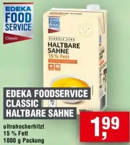 Handelshof Edeka foodservice classic haltbare sahne Angebot