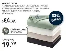 Möbel Buss Kuscheldecke s.Oliver Angebot