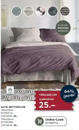 Möbel Buss Satin-bettwäsche Angebot