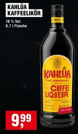Handelshof Kahlua kaffeelikör Angebot