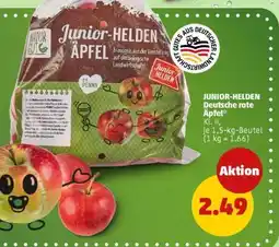 PENNY JUNIOR-HELDEN Deutsche rote Äpfel Angebot