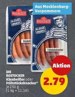 PENNY DIE ROSTOCKER Käsebeißer oder Frühstücksknacker Angebot