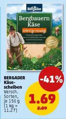 PENNY Bergader Käsescheiben Angebot
