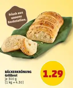 PENNY BÄCKERKRÖNUNG Grillbrot Angebot