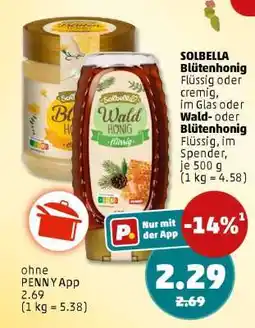 PENNY SOLBELLA Blütenhonig Angebot