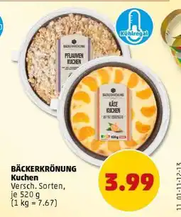 PENNY BÄCKERKRÖNUNG Kuchen Angebot