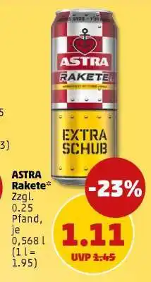 PENNY ASTRA Rakete Angebot