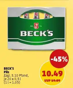 PENNY Beck's Pils Angebot