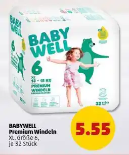 PENNY BABYWELL Premium Windeln Angebot