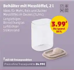 PENNY Behälter mit Messlöffel, 2 l Angebot