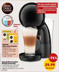 PENNY Kapselkaffeemaschine PICCOLO XS KP1A3B Angebot