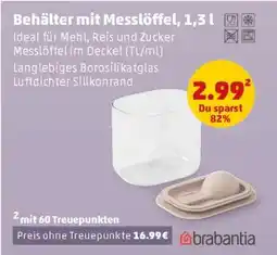 PENNY Behälter mit Messlöffel, 1,3 l Angebot