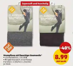 PENNY Strumpfhose mit flauschiger Baumwolle Angebot
