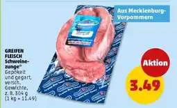 PENNY GREIFEN FLEISCH Schweinezunge Angebot