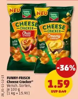 PENNY FUNNY-FRISCH Cheese Cracker Angebot
