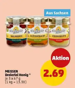 PENNY MEISSEN Dreierlei Honig Angebot