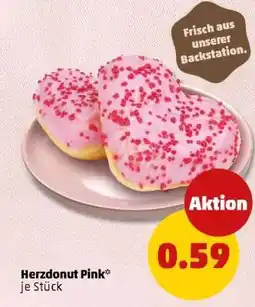 PENNY Herzdonut Pink Angebot