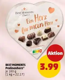 PENNY BEST MOMENTS Pralinenherz Angebot