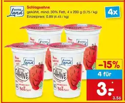 Netto Marken-Discount Schlagsahne Angebot