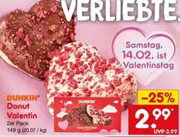 Netto Marken-Discount DUNKIN' Donut Valentin Angebot