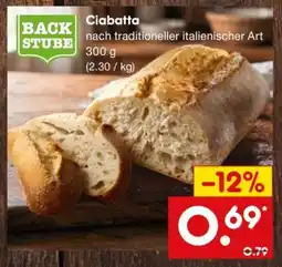 Netto Marken-Discount Ciabatta Angebot