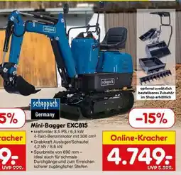 Netto Marken-Discount Mini-Bagger EXC815 Angebot