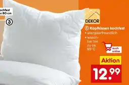 Netto Marken-Discount Kopfkissen kochfest Angebot
