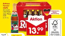 Netto Marken-Discount Rothaus Tannen-Zäpfle Angebot