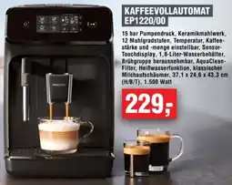Handelshof PHILIPS KAFFEEVOLLAUTOMAT EP1220/00 Angebot