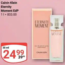 Globus Calvin Klein Eternity Moment EdP Angebot