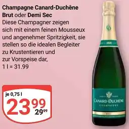 Globus Champagne Canard-Duchêne Brut oder Demi Sec Angebot