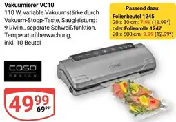Globus Caso Vakuumierer VC10 Angebot