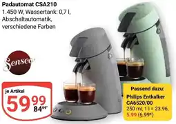 Globus Senseo Padautomat CSA210 Angebot