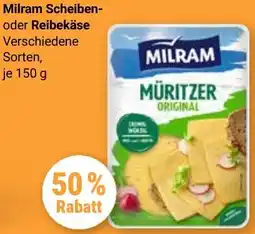 Globus Milram Scheiben- oder Reibekäse Angebot