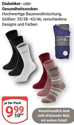 Globus Diabetiker- oder Gesundheitssocken Angebot