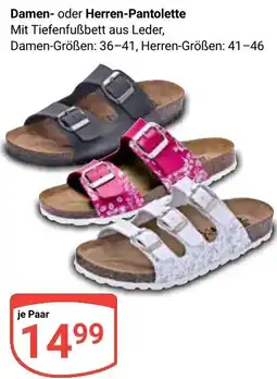 Globus Damen oder Herren-Pantolette Angebot