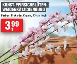 Handelshof Kunst-pfirsichblüten weidenkätzchenbund Angebot