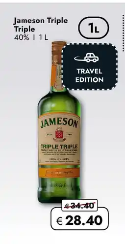 Travel Free Jameson triple triple Angebot