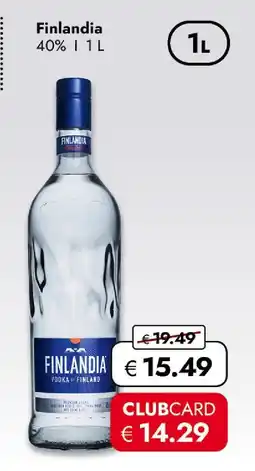 Travel Free Finlandia vodka Angebot